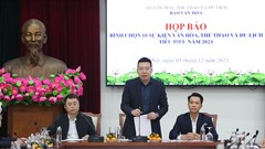Bình chọn 10 sự kiện Văn hoá, Thể thao và Du lịch tiêu biểu năm 2023