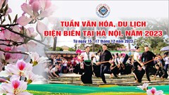 Trải nghiệm sắc màu văn hoá Điện Biên tại phố đi bộ Hà Nội