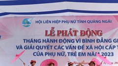 Quảng Ngãi: Hướng đến mục tiêu xây dựng xã hội văn minh, trao cơ hội bình đẳng cho phụ nữ và trẻ em gái
