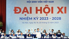 Gần 700 đại biểu dự Đại hội đại biểu toàn quốc Hội Sinh viên Việt Nam lần XI
