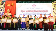 Bắc Giang: Hỗ trợ nghệ nhân trong lĩnh vực di sản văn hóa phi vật thể