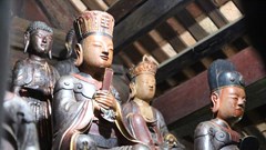 Ngôi chùa lưu giữ gần 40 pho tượng và hơn 200 bản khắc kinh mộc cổ