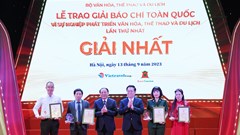 Nhìn lại Giải Báo chí toàn quốc “Vì sự nghiệp phát triển VHTTDL” lần thứ nhất: Góp phần lan tỏa những thành tựu nổi bật sau nửa nhiệm kỳ của ngành