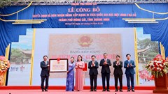 Công bố quyết định và đón nhận Bằng xếp hạng Di tích quốc gia đặc biệt đình Trà Cổ