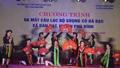 Hát Soọng Cô - nét văn hóa đặc sắc của người Sán Dìu