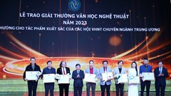 60 tác phẩm đoạt Giải thưởng văn học nghệ thuật 2023