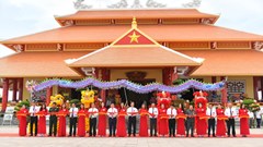 Khánh thành Khu chứng tích chiến tranh rừng tràm Bang Biện Phú và Đền thờ anh hùng liệt sĩ