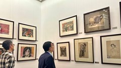 Triển lãm tranh họa sĩ Ngọc Thọ tại Bảo tàng Mỹ thuật Việt Nam