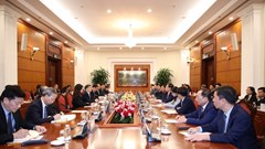 Đoàn đại biểu Đảng Cộng sản Việt Nam hội đàm với Đoàn đại biểu Đảng Cộng sản Trung Quốc