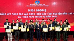 Phấn đấu tiếp nhận 1,6 triệu đơn vị máu trong năm 2024