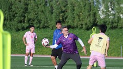 Tuyển Việt Nam gấp rút chuẩn bị cho trận đấu với Nhật Bản
