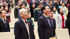 Tổng Bí thư Nguyễn Phú Trọng dự khai mạc kỳ họp bất thường lần thứ 5 Quốc hội khoá XV