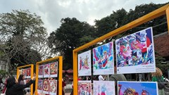 Đến Văn Miếu- Quốc Tử Giám xem tranh Rồng