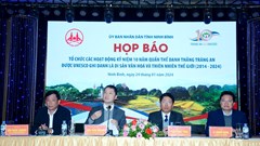 Nhiều hoạt động kỷ niệm 10 năm Quần thể danh thắng Tràng An được UNESCO ghi danh