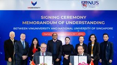 VinUni hợp tác với Đại học Quốc gia Singapore về đổi mới sáng tạo