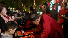 Hội chữ Xuân Giáp Thìn 2024: Ước vọng trong nét chữ đầu Xuân