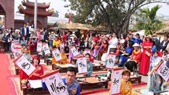 Lễ hội khai bút đầu Xuân đền thờ Trạng Nguyên Lê Ích Mộc