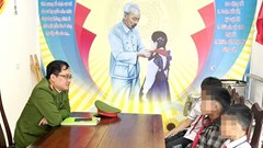 Kịp thời ngăn nhóm học sinh tiểu học chế tạo pháo nổ