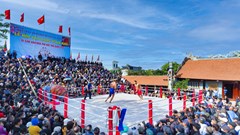 Đầu Xuân về An Dương vui hội bơi trải và vật cổ truyền