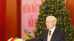 Tổng Bí thư Nguyễn Phú Trọng chúc Tết lãnh đạo, nguyên lãnh đạo Đảng, Nhà nước
