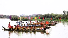 Về Hải Phòng vui hội bơi trải truyền thống đền, chùa Ngọ Dương