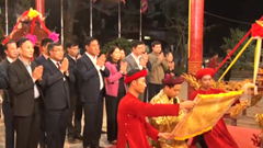 Khai hội Lễ phát lương Đức Thánh Trần đền Trần Thương