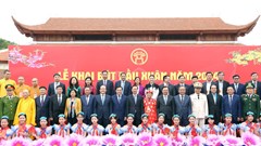 Chủ tịch nước Võ Văn Thưởng dự khai bút đầu Xuân tại Hà Nội