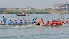 Đà Nẵng: Sôi nổi giải đua thuyền đầu năm trên sông Cu Đê