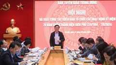 Đẩy mạnh tuyên truyền sâu rộng kỷ niệm 70 năm Chiến thắng Điện Biên Phủ