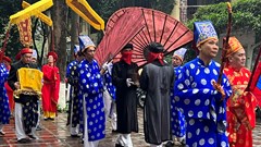 Lễ hội “Tế khai sắc, rước khai xuân” tại Di tích quốc gia đặc biệt đền Voi Phục
