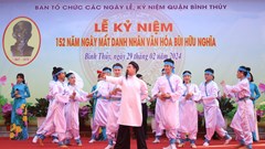 Cần Thơ: Lễ Kỷ niệm 152 năm ngày mất danh nhân văn hóa Bùi Hữu Nghĩa