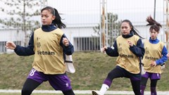 Đội tuyển U20 nữ tập luyện tích cực cho trận gặp U20 nữ CHDCND Triều Tiên