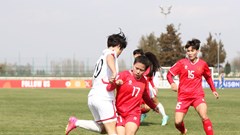 U20 nữ Việt Nam thi đấu cố gắng tại vòng loại World Cup