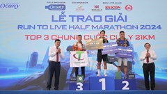 Lan toả thông điệp “Chạy vì cuộc sống”