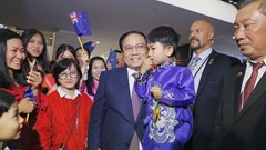 Thủ tướng Phạm Minh Chính gặp kiều bào tại New Zealand