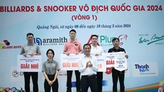 Giải Billiards & Snooker VĐQG 2024: Đỗ Thế Kiên vô địch pool 9 bi kịch tính