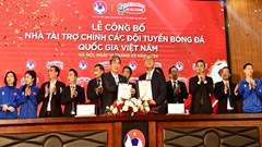 Công bố nhà tài trợ của các đội tuyển Bóng đá quốc gia