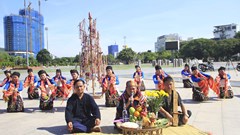 Tái hiện đặc sắc Lễ hội Chá Mùm của người Thái