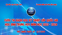 Bắc Giang sẵn sàng cho cuộc thi Khoa học, kỹ thuật quốc gia lần thứ 12