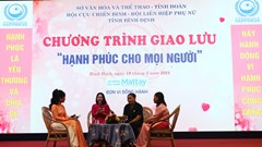Bình Định: Chương trình giao lưu “Hạnh phúc cho mọi người”