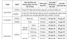 Chốt lịch thi tốt nghiệp THPT năm 2024