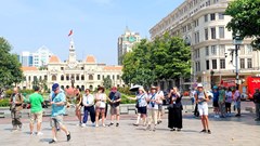 Khách quốc tế đến Việt Nam quý I.2024 cao hơn so với cùng kỳ năm 2019