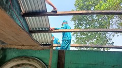 Hỗ trợ người dân khắc phục và sửa nhà bị tốc mái