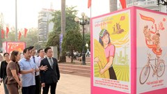 Triển lãm tranh cổ động tuyên truyền kỷ niệm 70 năm Chiến thắng Điện Biên Phủ