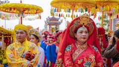 Lễ hội điện Huệ Nam 2024 sẽ có đoàn rước Thánh Mẫu trên đường bộ