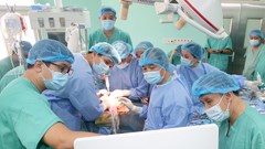 Trong 48 giờ, Bệnh viện Trung ương Huế lập kỷ lục với 8 ca ghép tạng thành công