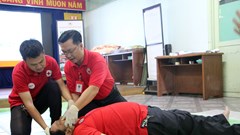 Khai mạc khóa đào tạo kiến thức, kỹ năng sơ cấp cứu nâng cao