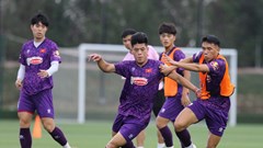 U23 Việt Nam chuẩn bị cho trận đấu giao hữu với Jordan