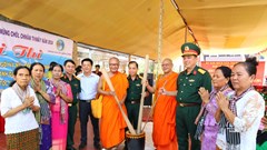 Cần Thơ: Ấm áp Tết quân dân mừng Tết cổ truyền Chôl Chnăm Thmây của đồng bào Khmer