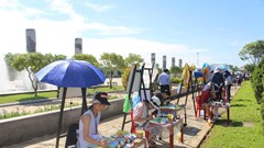 Quảng Nam: Gần 100 thí sinh tham gia Hội thi Mỹ thuật thiếu nhi tỉnh